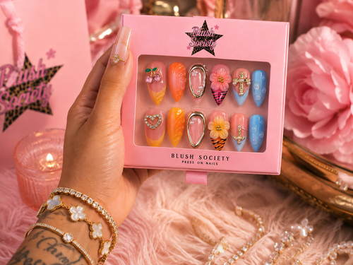 Candy Tropic Mix 3D Press-On Nail Set by Blush Society