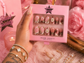 Cocoa Blossom Chic 3D Press-On Nail Set 🤎🌸