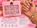 Island Bloom Pop 3D Press-On Nail Set 🌺💙