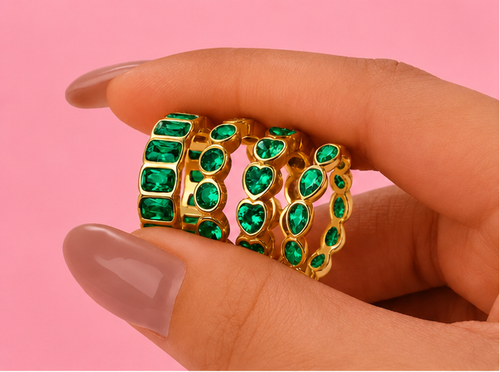 Blush GreenLove Rings 💗