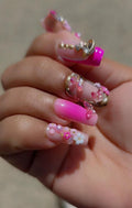 Pink Princess 3D Charm Press-On Nail Set by Blush Society