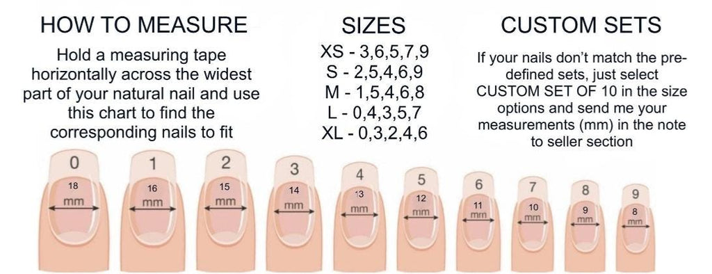 Orange Crush short square press-on nails product detail